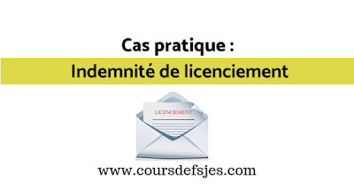 indemnité de licenciement